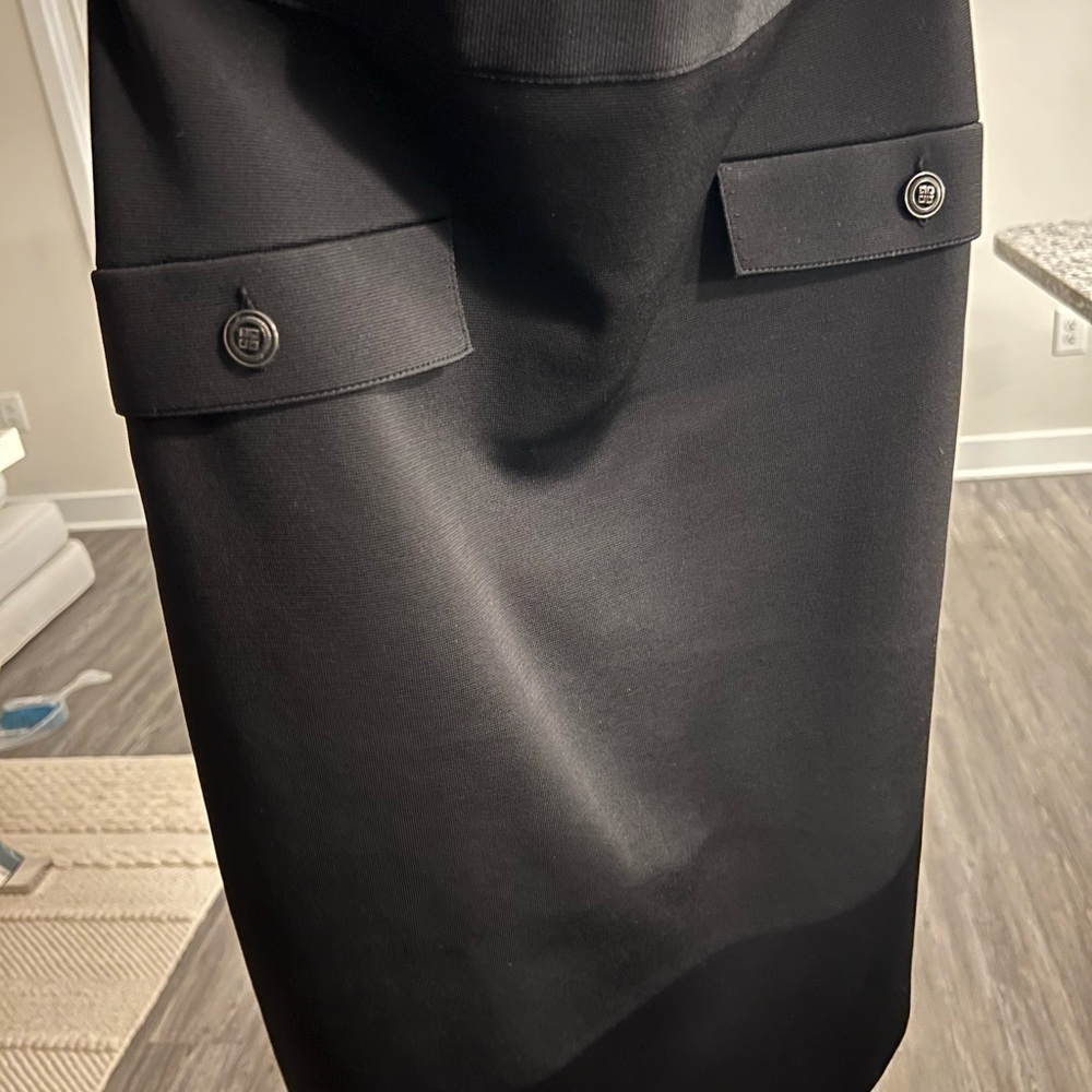 Givenchy Patch Pocket Pencil Skirt Made in Italy